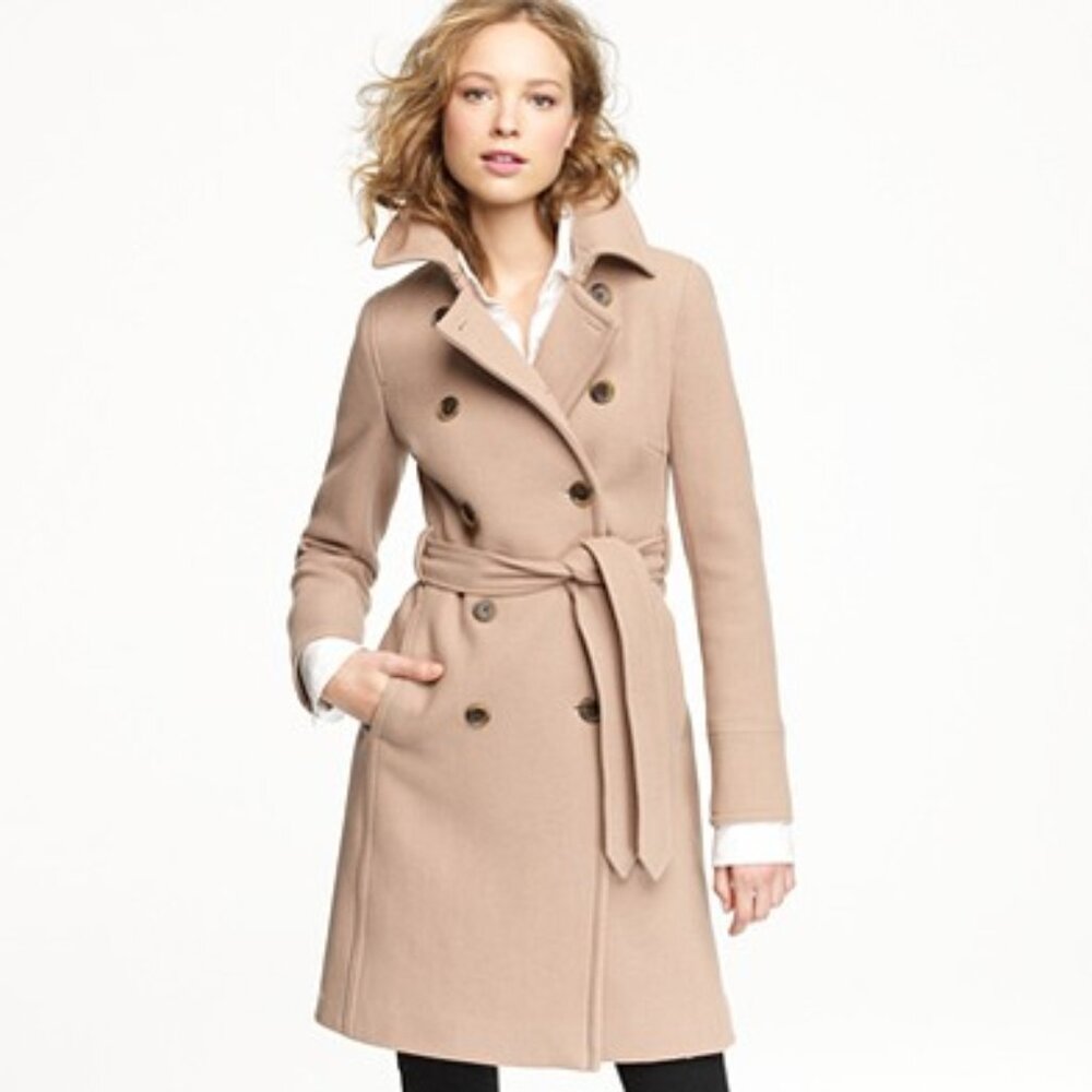 J. Crew Stadium-cloth Boulevard Trench, Size 6